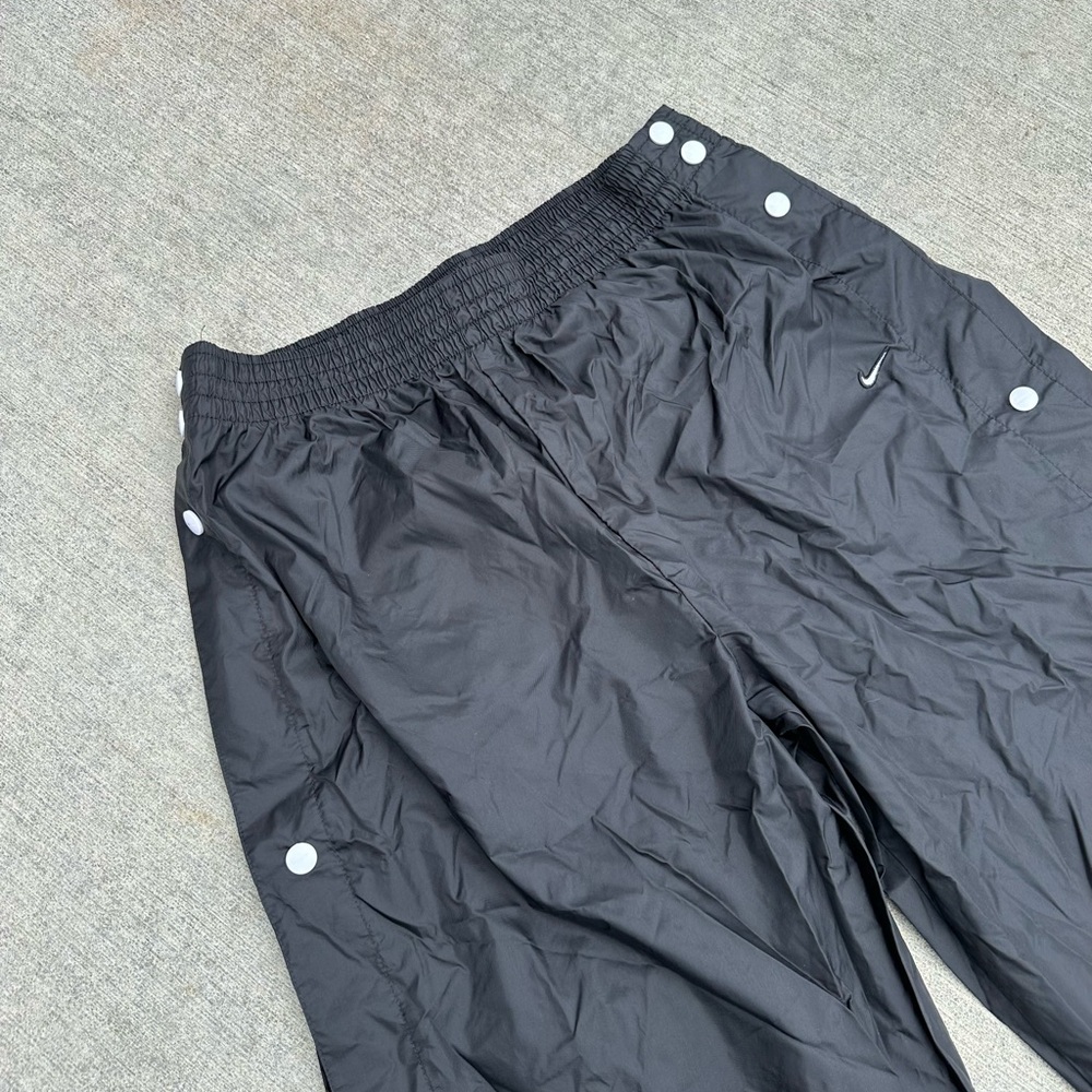Vintage y2k nike track pants black embroidered check break away basketball large